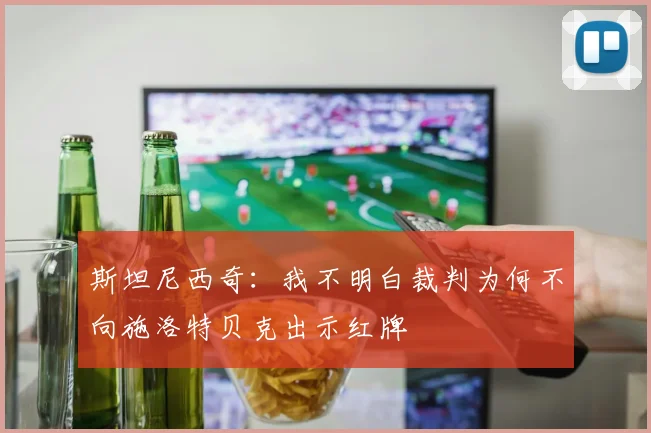 斯坦尼西奇：我不明白裁判为何不向施洛特贝克出示红牌